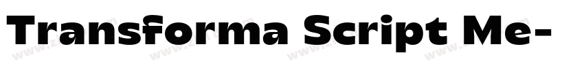 Transforma Script Me字体转换